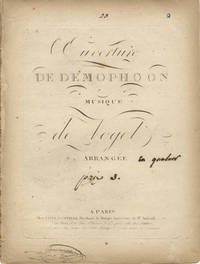Ouverture de Demophoon [!Démophon]... Arrangée [en quatuor prix 3]. [Parts]