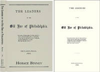 The Leaders of the Old Bar of Philadelphia. ISBN 1584774231