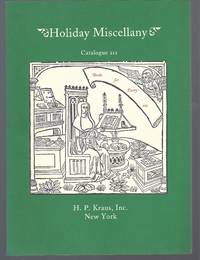 Catalogue 212: Holiday Miscellany