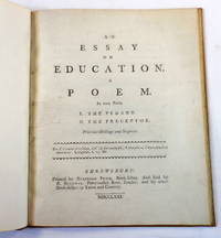 image of An Essay on Education. A Poem. In Two Parts. I. The Pedant. II. The Preceptor