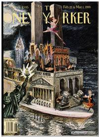 cover of NEW YORKER FEB 22 & MAR 1 1999. COVER: CITY OF DREAMS by EDWARD SOREL