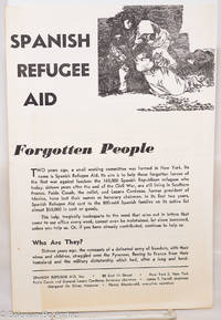 cover of Spanish refugee aid: forgotten people
