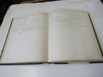 Ledger belonging to Hon. George A. Hardin. Justice Supreme Court of New York for the year 1882