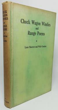 cover of CHUCK WAGON WINDIES by Lona Shawver and THE RANGE POEMS of Walt Cousins. Compiled by Lona Shawver