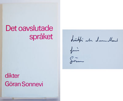 Det oavslutade språket. Dikter.