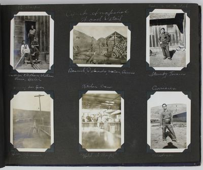 [Profusely-Annotated Vernacular Photograph Album Documenting the Activities of Joseph Accurio, a Young Italian American Serving in Soil Conservation Service Company 297]
