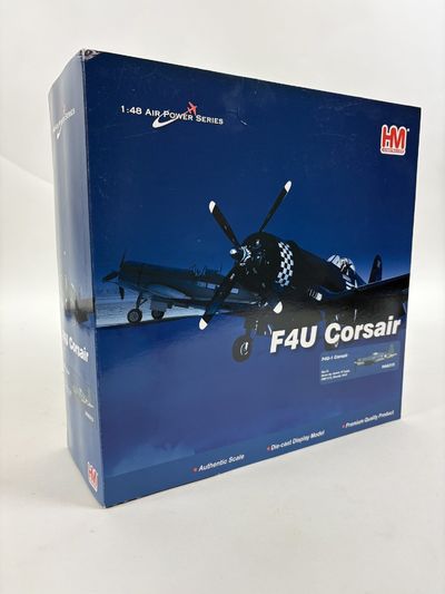 HOBBY MASTER 1:48 AIR POWER SERIES F4U CORSAIR WITH ORIGINAL BOX (HA8215)
