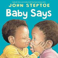 Baby Says Board Book by John Steptoe