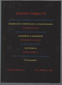 Catalogue 207: Eleven Subjects