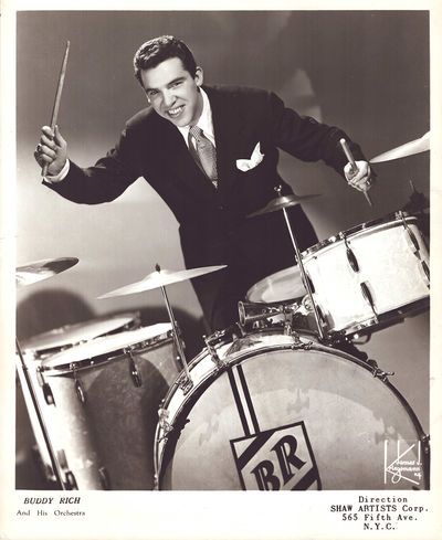 BUDDY RICH (1940s-70s) Photo archive