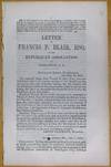 LETTER OF FRANCIS P. BLAIR, ESQ. TO THE REPUBLICAN ASSOCIATION OF WASHINGTON, D.C.
