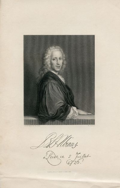 A leide ce 5 Juillet 1726. Engraved Portrait by W. Holl after Charles de Moor