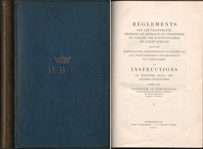RÈGLEMENTS ET INSTRUCTIONS DU MINISTÈRE ROYAL DES…