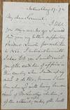Autograph Letter Signed to Henry Wilson, Salem, August 19, 1874