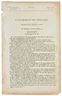 In the Senate of the United States. February 13, 1862. -- Ordered to be printed. Mr. Morrill made the following Report. [To accompany bill No 108] [Senate Report, 37th Congress, 2d Session, Rep. Com. No. 12]