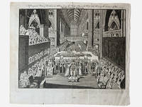 [The Coronation of George III] A Perspective View of Westminster Abbey, from the High Alter to the West End, Shewing the manner of his Majesty's Crowning. September, 22, 1761