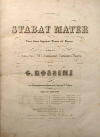 Stabat Mater Pour deux Soprani, Tenor et Basse et Choeur à quatre ou cinq Voix... avec Accompagnement de Piano ou d'Orgue par T. Labarre... Prix La Partition Complette 25f Chaque partie de Chant separée 4.50c Chaque partie de Choeur separée 2.50. [Piano-vocal score]