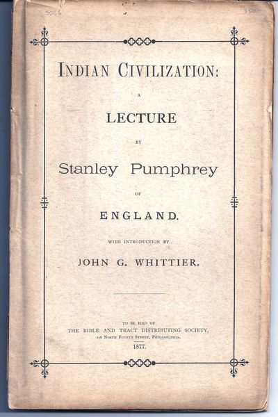 INDIAN CIVILIZATION: A LECTURE