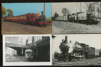 Group of 19 Train and Trolley Post Cards