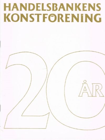 Handelsbankens konstförening 20 år.
