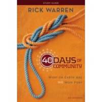 image of 40 Days of Community Study Guide: What On Earth Are We Here For?