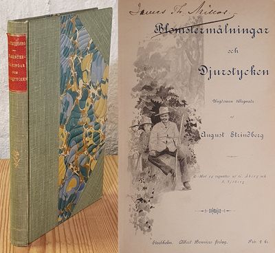 Blomstermålningar och djurstycken.