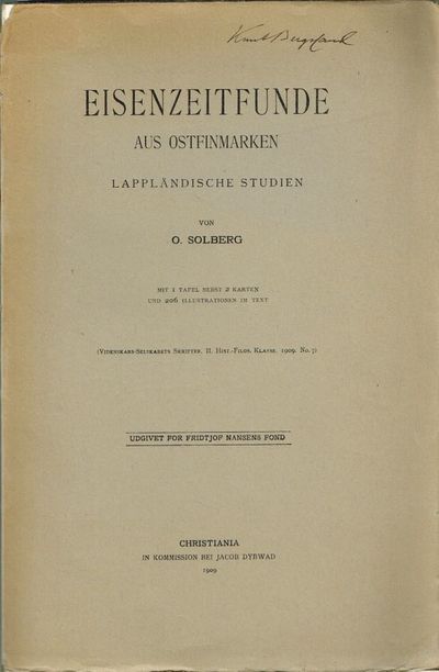 Eisenzeitfunde aus Ostfinmarken. Lappländische…