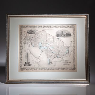 Map of Georgetown and the City of Washington The Capital of the United States of America