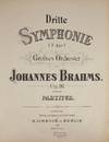 Dritte Symphonie (F dur) für Groſses Orchester ... Op. 90. Partitur. [Full score]
