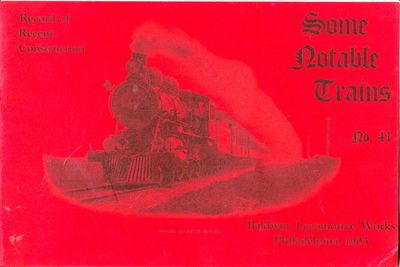 Some Notable Trains: Record of Recent Construction, No. 41