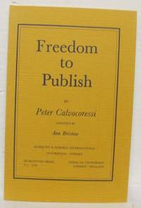 Freedom to Publish. A report on obstacles to…