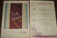 Gala Dinner Menu and Breakfast Menu