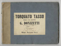 Torquato Tasso [Piano-vocal score, pre-publication proof copy]