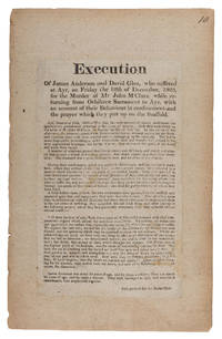 Execution of James Anderson and David Glen, Who Suffered at Ayr...