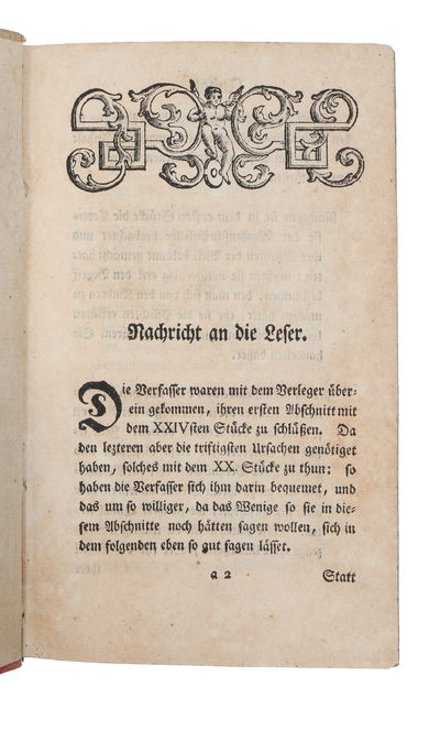 Wochenblatt zum Besten der Kinder. Vol. 1 - 4, each vol. in 2 parts.  - [ONE OF THE EARLIEST PERIODICALS FOR CHILDREN] (photo 4)