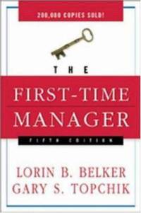 The First-Time Manager