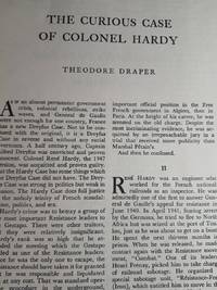 Article: the Curious Case of Colonel Hardy "Colonel Rene Hardy, Aquitted  and Proven Guilty....the Hardy Case Gives Full Justice to the Unholy  Trinity of French Scandal - Crime, Politics and Sex."