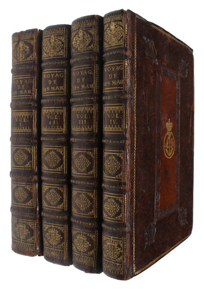 Voyage du Chevalier des Marchais en Guinée, Isles voisines, et a Cayenne, fait en 1725, 1726 & 1727. Contenant une Description très exaxte & très étenduë de ces Pais, & du Commerce qui s'y fait. 4 Vols. (photo 2)
