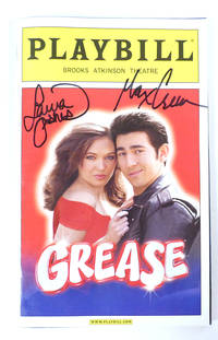GREASE PLAYBILL SIGNED; Volume 123 Number 12