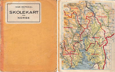 Skolekart over Norge.