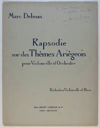 'Rapsodie sur des Thèmes Ariègeois' for Violoncello & Orchestra, (Marc, 1886-1931, French Composer)