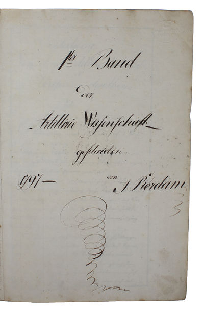 1ter Band der Artillerie Wissenschaften…