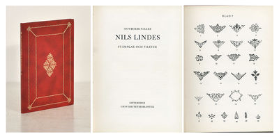 Hovbokbindare Nils Lindes stämplar och fileter.
