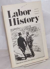image of Labor history. vol 18, no. 4, Fall, 1977