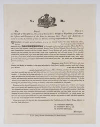 The ---- Day of 18 ----. This is to Our Sheriff of Sheriffdoms.. by Broadside; Temperance; Great Britain - 1840 - from The Lawbook Exchange Ltd (SKU: 71888)