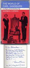 The World of Carl Sandburg: A Stage Presentation