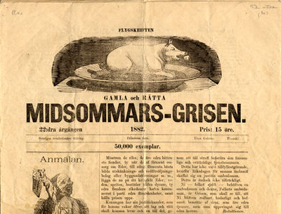 Gamla och Rätta Midsommars-Grisen.