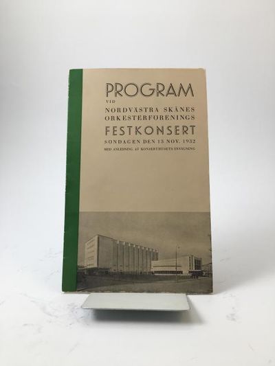 Program vid Nordvästra Skånes Orkesterförenings…