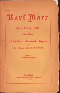Karl Marx. Hans Liv och Virke. 