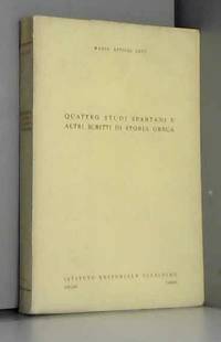 M.A.Levi - Quattro studi spartani e altri scritti- 1^ Ed. Is. ed. cisalpino 1967